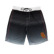 USC Trojans Men's 289C Black SC Interlock Defense Swim Trunk